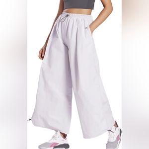 NWT Reebok Wide Leg Woven Tracksuit Bottoms